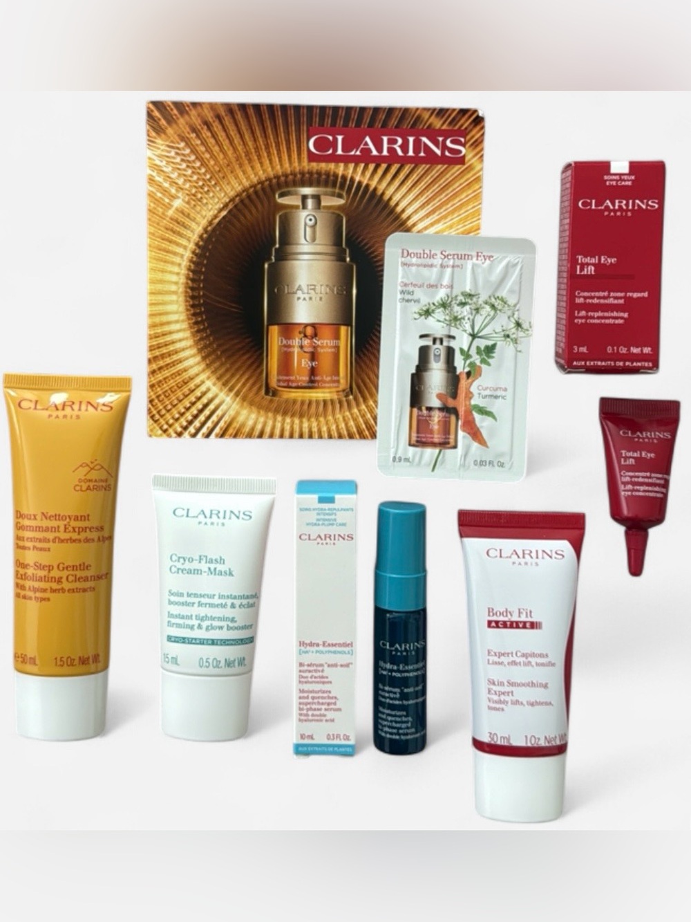 Clarins 6-Piece Skincare Bundle